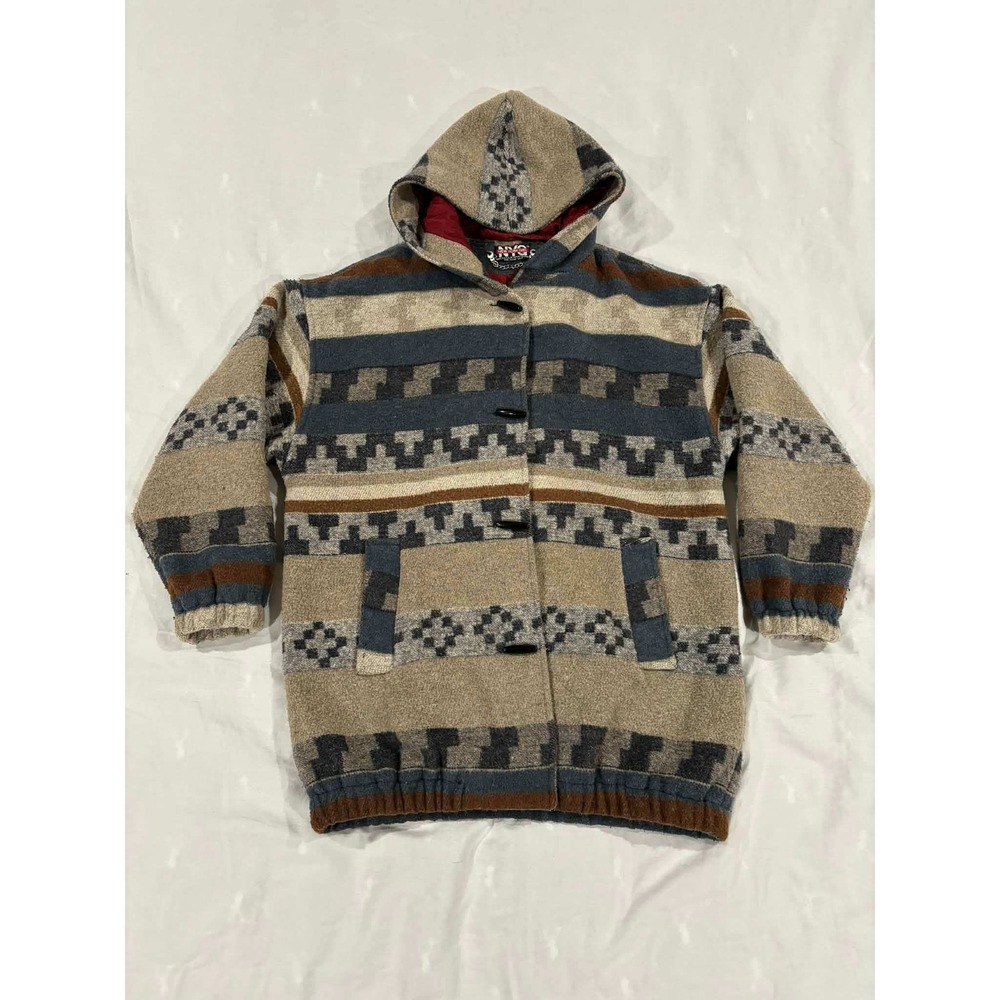 NYC‎ New York Girl Women's Geometric Pattern Hooded Jacket